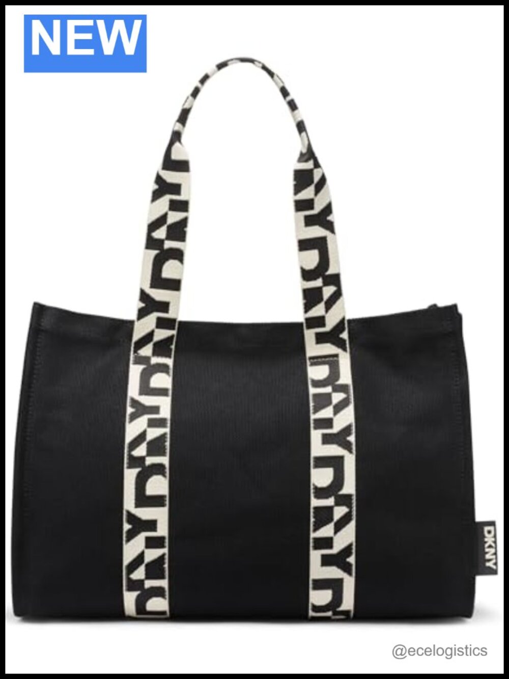 DKNY Women's Nessa Tote Bag Cotton Satchel
